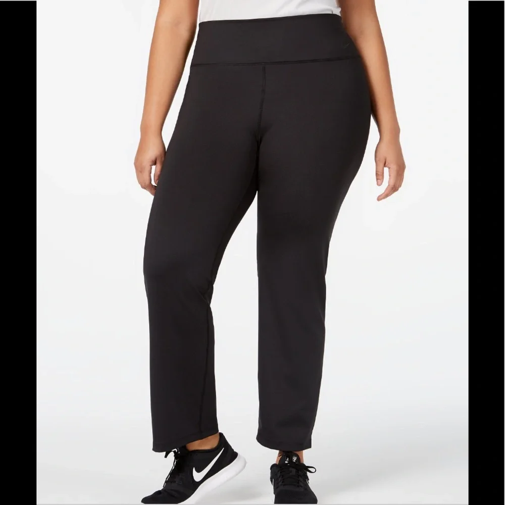 NWT! Nike Plus Size High-Rise Gym pants flare size 1X AV9807-010 - Picture 6 of 12